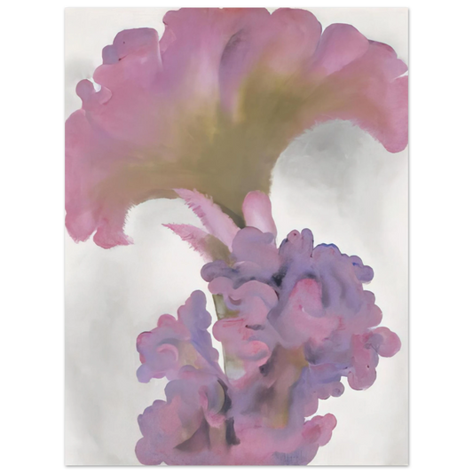 Georgia O'Keeffe - Coxcomb Fine Art Poster - 13x18 cm / 5x7 inches