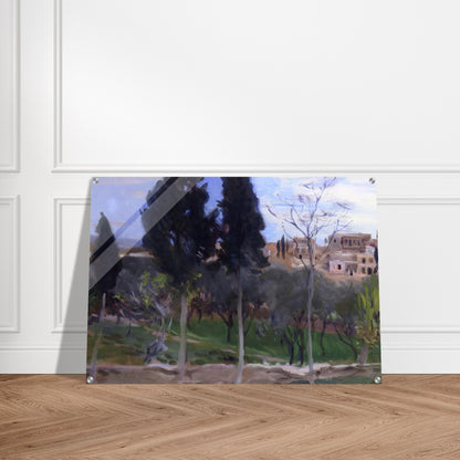 Mediterranean Landscape - John Singer Sargent Acrylic Print - 70x100 cm / 28x40″ inches