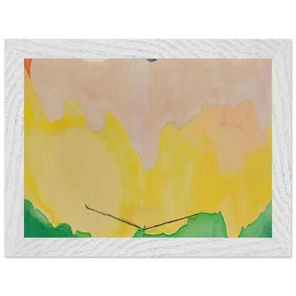 Helen Frankenthaler - Boulevard - 1973 Wall art - A1 (59.4 x 84.1  cm) - Premium Wooden Framed Poster With Fine Art Paper - White frame