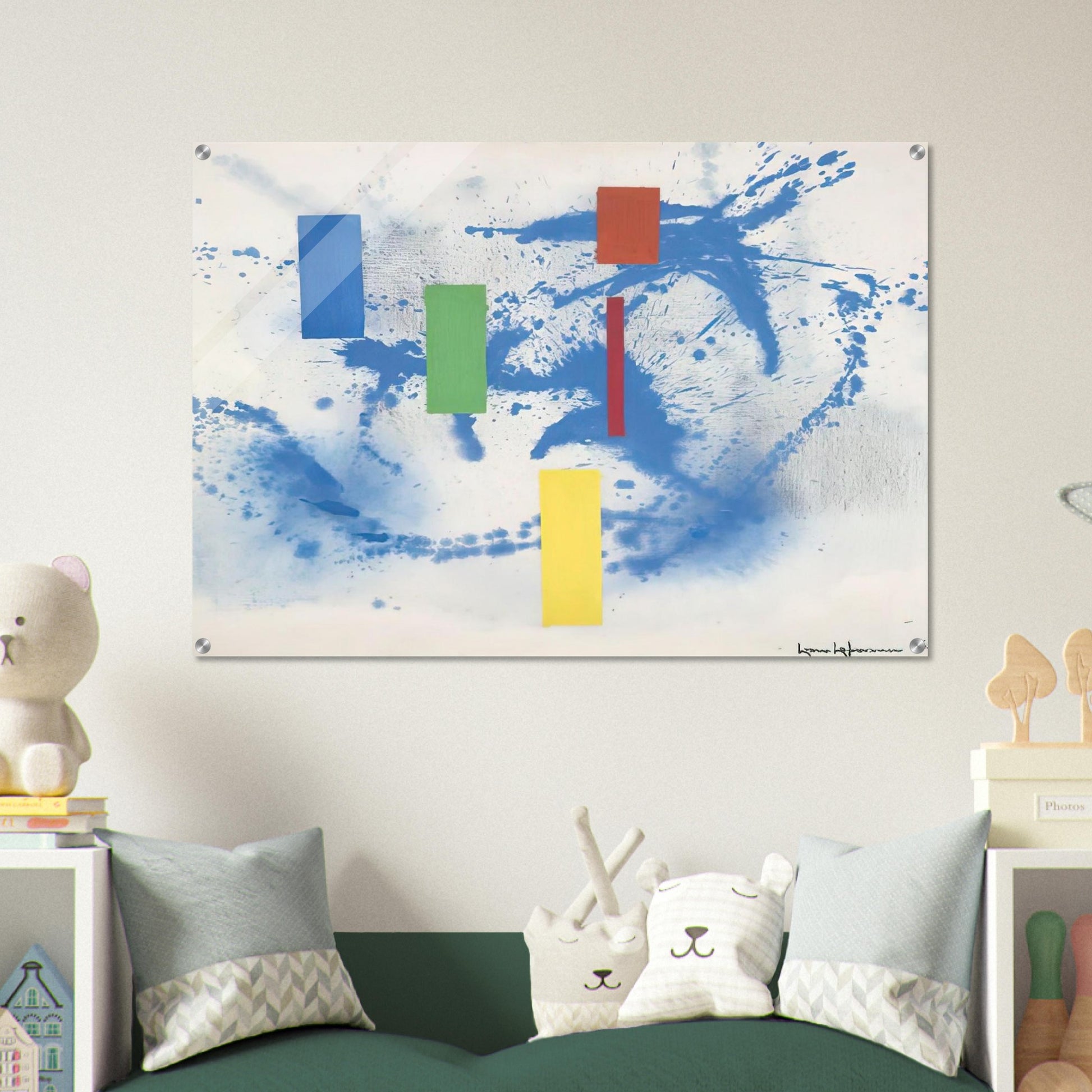 Love Poem - Hans Hofmann Acrylic Print - 70x100 cm / 28x40″ inches | Hans Hofmann Wall Art | Hans Hofmann Prints