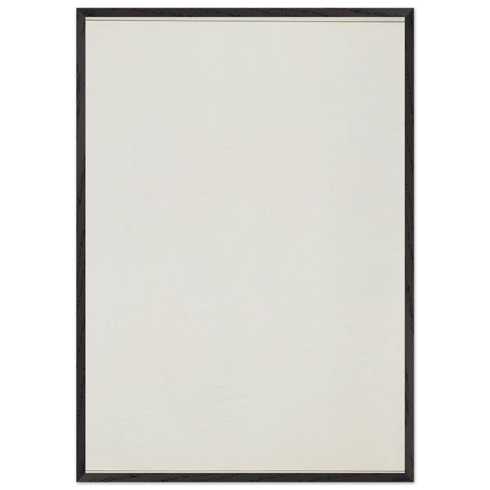 Convert - 1988 - Robert Ryman 70x100 cm / 28x40 inches Framed Art Print – Black Wooden Frame