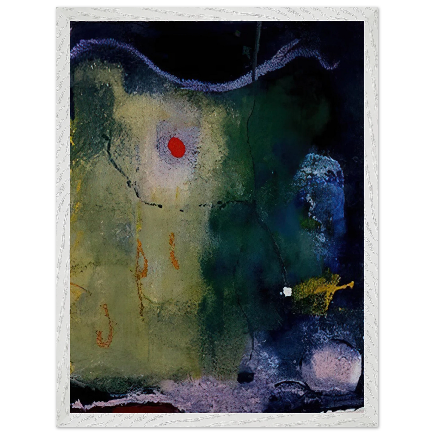 Helen Frankenthaler - The Other Side of the Moon - 1995 Wall art - 28x43  cm / XL (11x17 inches) - Fine Art Poster - -