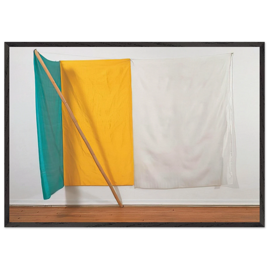 PILOT JAMMER 1975 - Robert Rauschenberg Framed Art Print – Black Wooden Frame - Default Title - -Framed Art Print