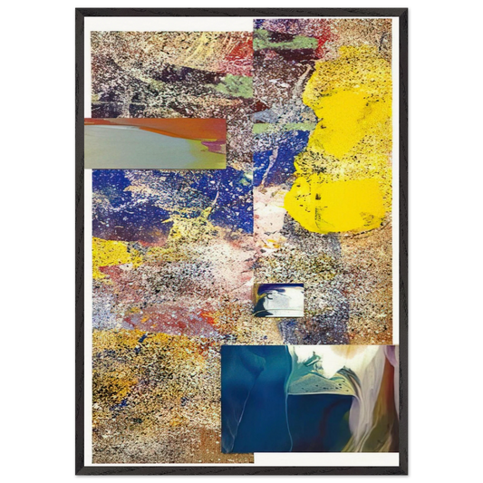 Remembering Girls Ajar - Sam Gilliam Framed Art Print – Black Wooden Frame - Default Title - -Framed Art Print