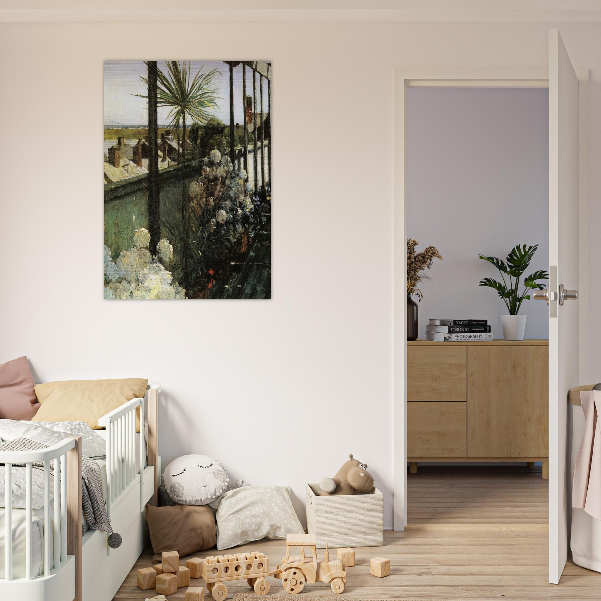 Afternoon in Nantucket - Childe Hassam Brushed Aluminum Print - 70x100 cm / 28x40 inches | Childe Hassam Aluminum Print | Childe Hassam Prints