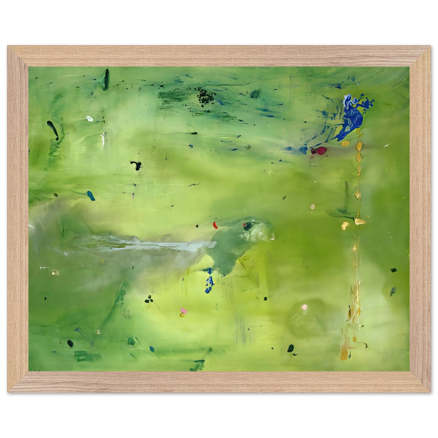 Helen Frankenthaler - A Green Thought in a Green Shade - 1981 Wall art - A3 (29.7 x 42  cm) - Fine Art Poster - -
