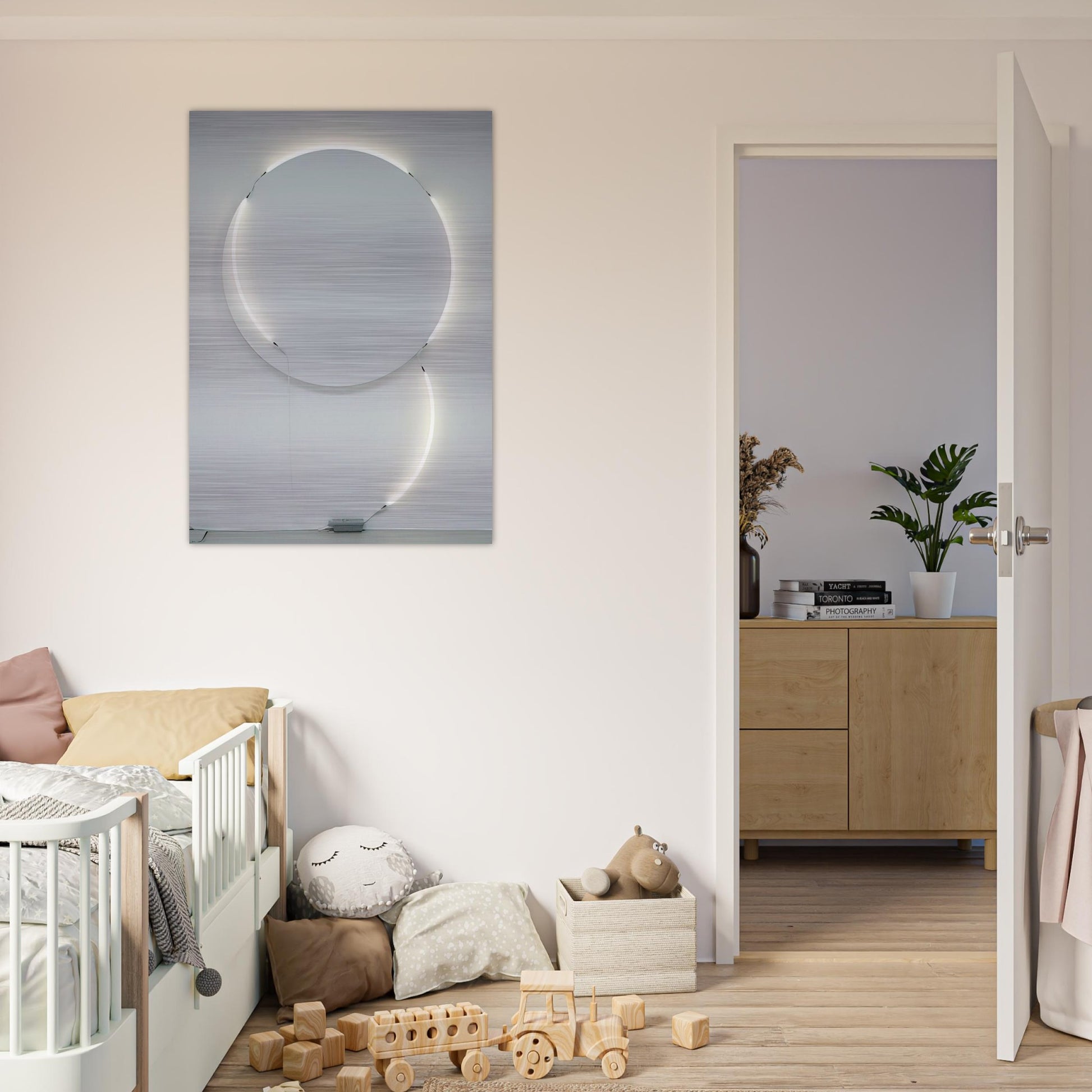 Stall No. 5 - 2005 - Francois Morellet Brushed Aluminum Print - 70x100 cm / 28x40 inches | Francois Morellet Aluminum Print | Francois Morellet Prints