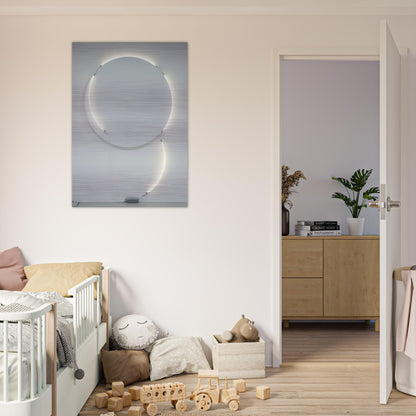 Stall No. 5 - 2005 - Francois Morellet Brushed Aluminum Print - 70x100 cm / 28x40 inches | Francois Morellet Aluminum Print | Francois Morellet Prints