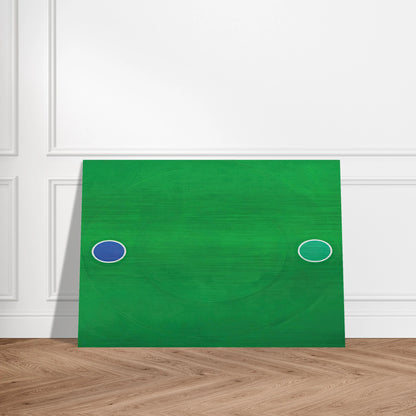 Green Melt - 1966 - Thomas Downing Brushed Aluminum Print - 70x100 cm / 28x40 inches | Thomas Downing Aluminum Print | Thomas Downing Prints