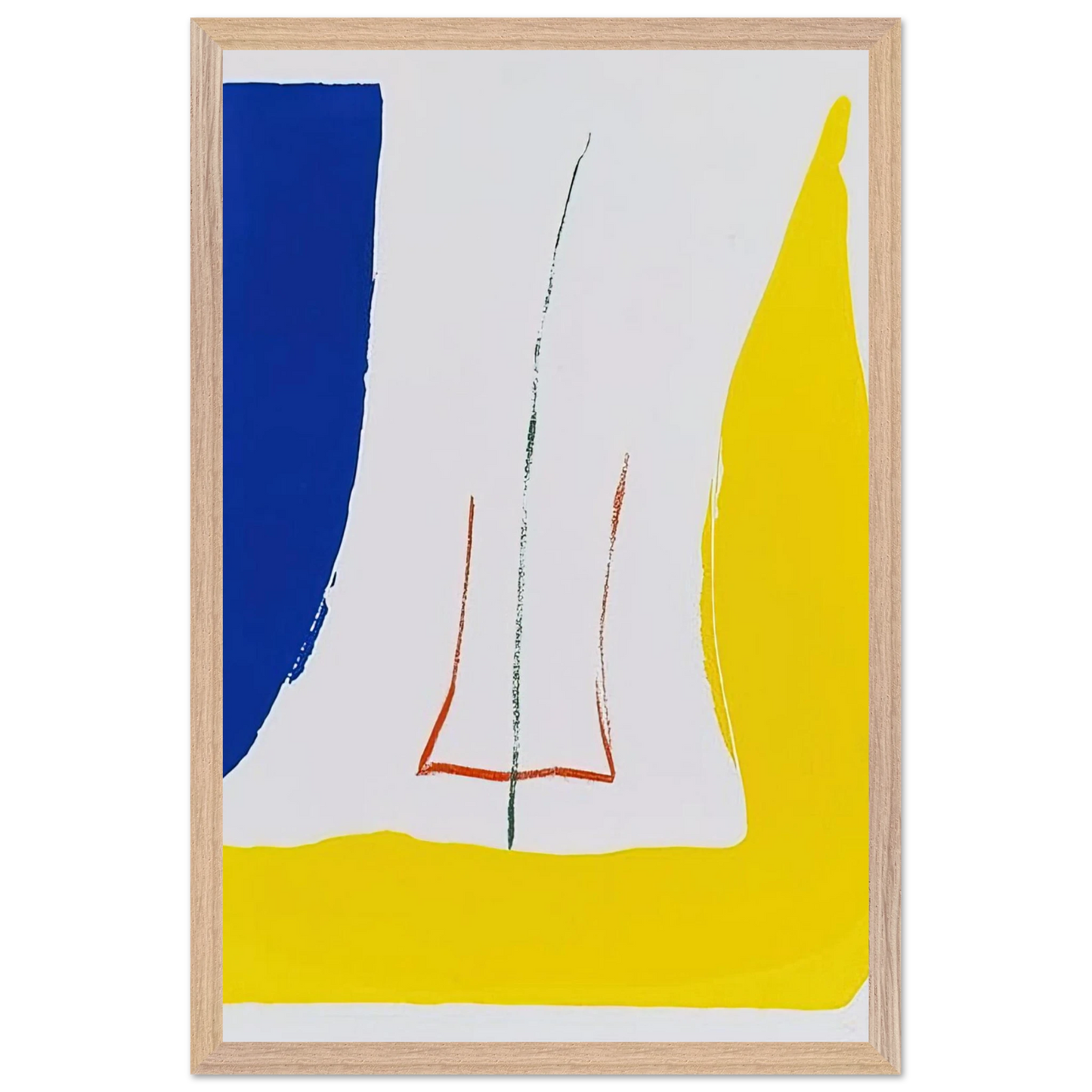 Helen Frankenthaler - Sun Corner - 1968 Wall art - 30x40 cm / 12x16 inches - Fine Art Poster - -