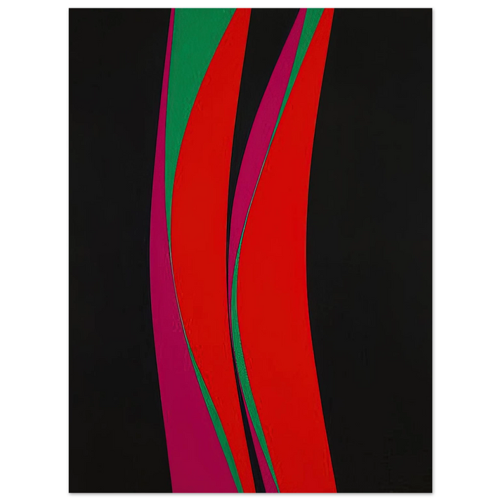 Lorser Feitelson - Untitled February 4 - 1967  75x100 cm / 30x40inches Fine Art Poster