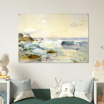 On the Brittany Coast - Childe Hassam Acrylic Print - 70x100 cm / 28x40″ inches | Childe Hassam Wall Art | Childe Hassam Prints