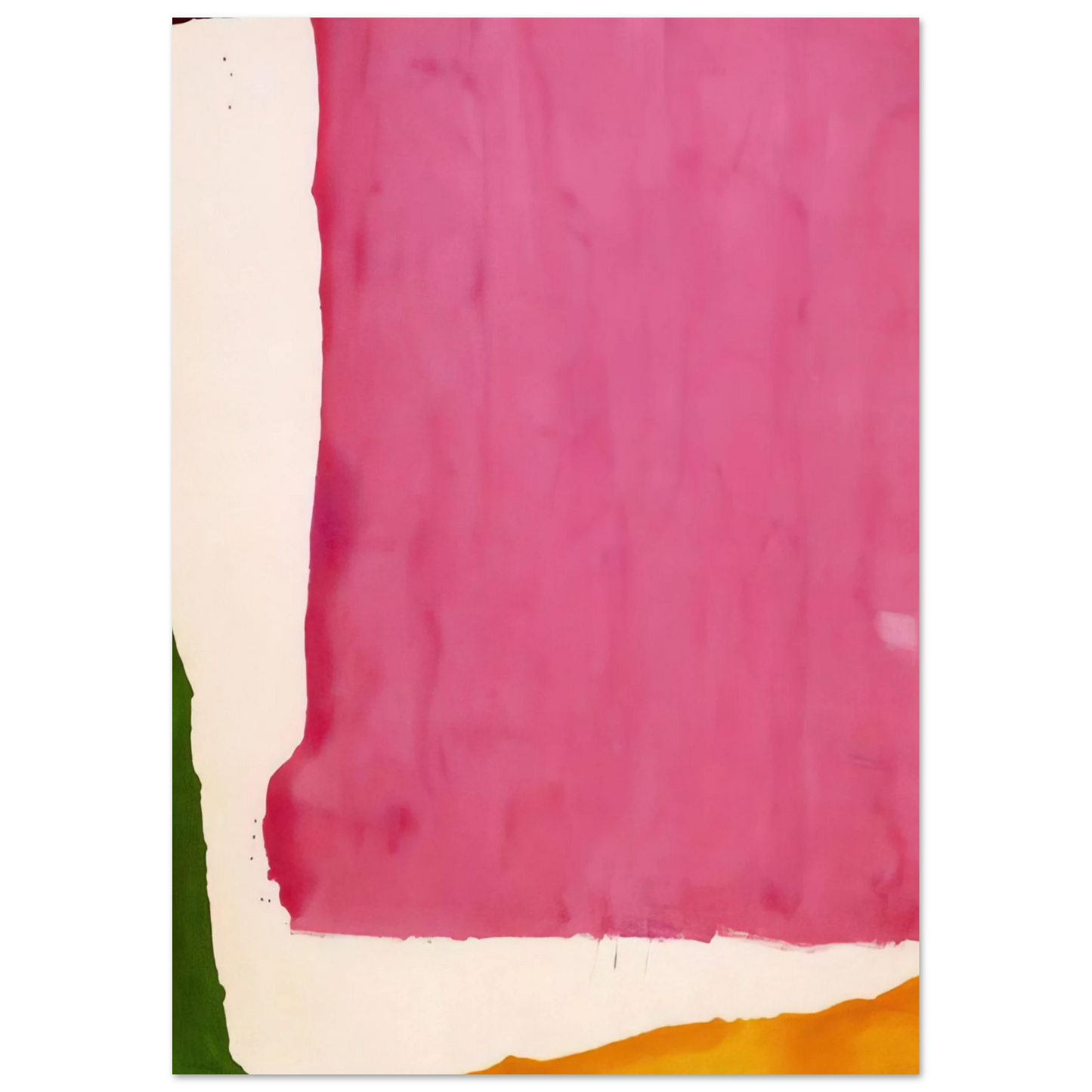 Helen Frankenthaler - Mauve District - 1966 Wall art - 30x45 cm / 12x18 inches - Premium Wooden Framed Poster With Fine Art Paper - Wood frame