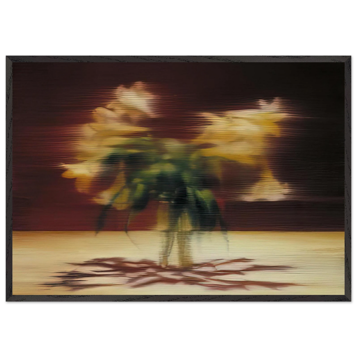 LILIES - Gerhard Richter Framed Art Print – Black Wooden Frame - Default Title - -Framed Art Print