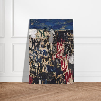 Allan Kaprow on the Legacy of Jackson Pollock - Allan Kaprow Brushed Aluminum Print - 70x100 cm / 28x40 inches | Allan Kaprow Aluminum Print | Allan Kaprow Prints