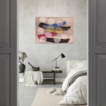 Floating Forms - Laszlo Moholy-Nagy Brushed Aluminum Print - 70x100 cm / 28x40 inches | Laszlo Moholy-Nagy Aluminum Print | Laszlo Moholy-Nagy Prints