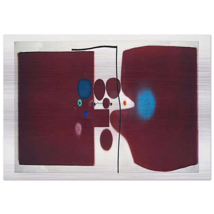 Brown Symphony - 1979 - Victor Pasmore Brushed Aluminum Print - 70x100 cm / 28x40 inches | Victor Pasmore Aluminum Print | Victor Pasmore Prints