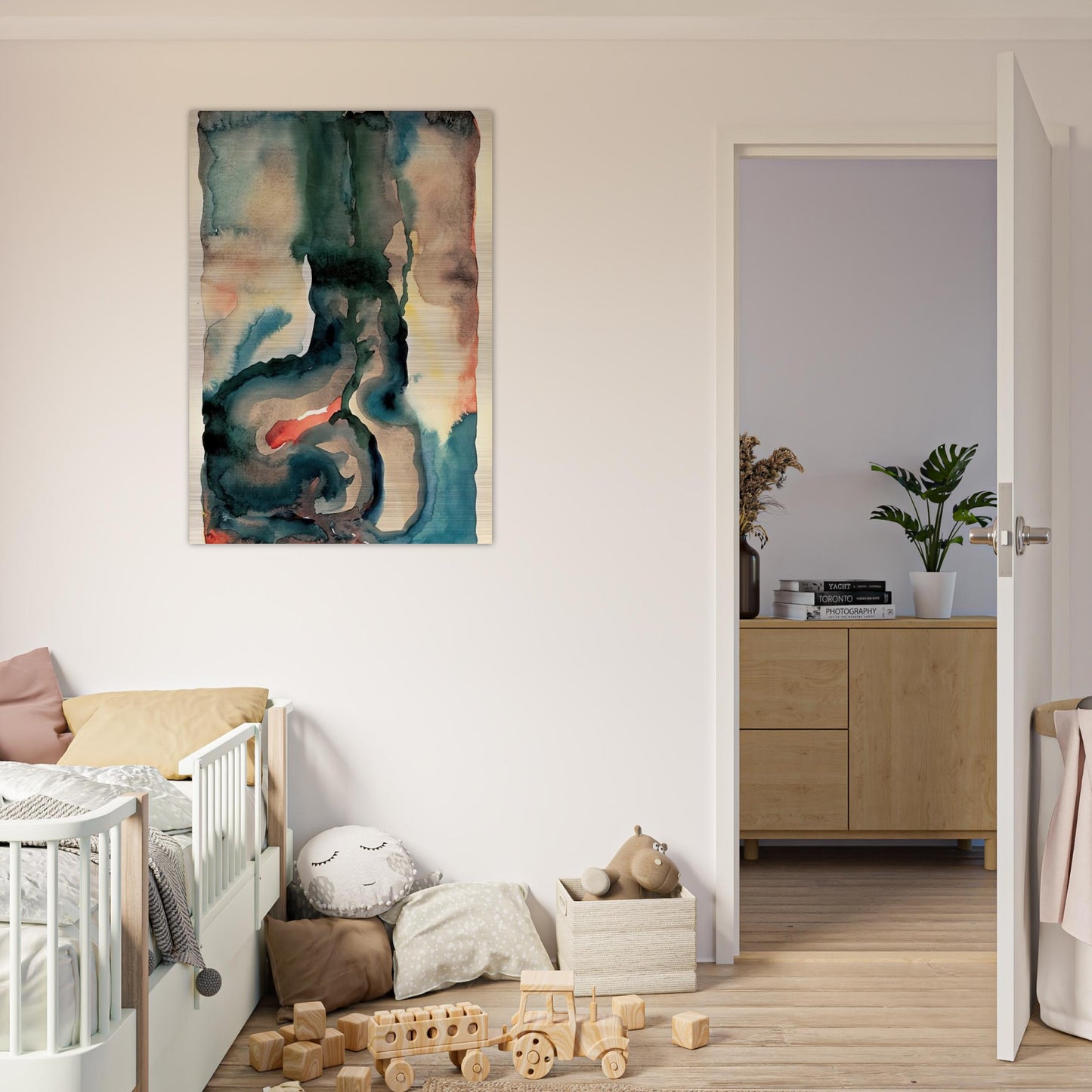 Portrait No. III - Georgia O'Keeffe Brushed Aluminum Print - 70x100 cm / 28x40 inches | Georgia O'Keeffe Aluminum Print | Georgia O'Keeffe Prints