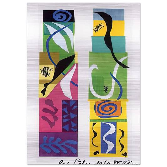THE MARITIME WILDLIFE 1950 - Henri Matisse Brushed Aluminum Print - 70x100 cm / 28x40 inches | Henri Matisse Aluminum Print | Henri Matisse Prints
