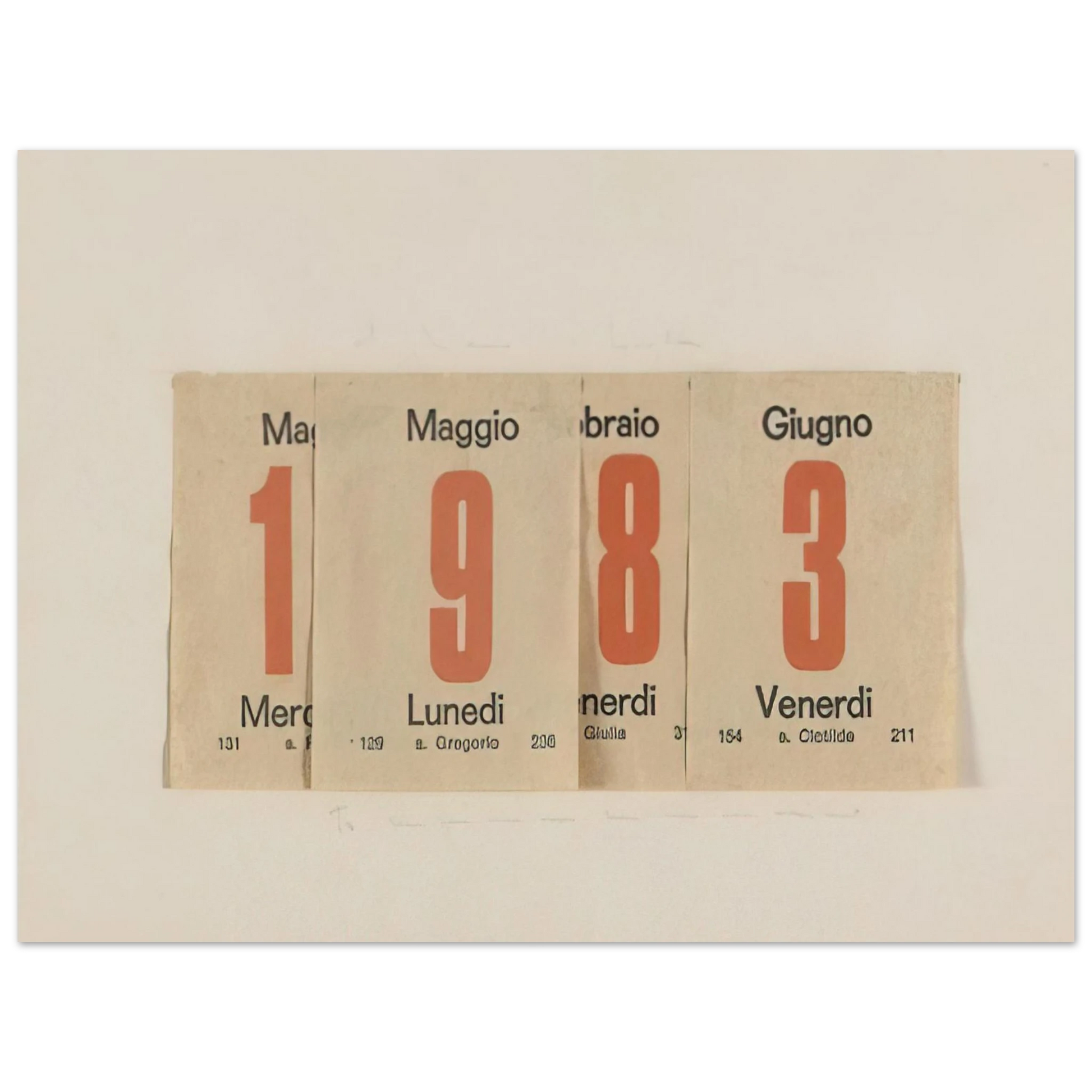 Alighiero Boetti - 1983 Fine Art Poster - Default Title