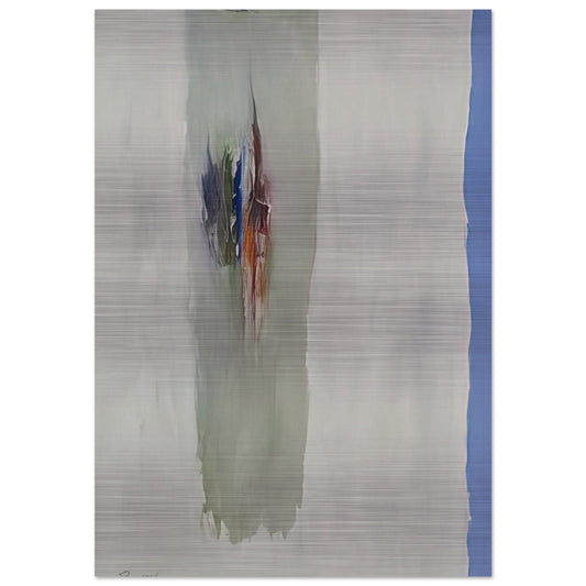 Sentinell III A - 1965 - Theodoros Stamos Brushed Aluminum Print - 70x100 cm / 28x40 inches | Theodoros Stamos Aluminum Print | Theodoros Stamos Prints