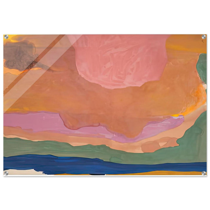 Flood, 1967- - Helen Frankenthaler Acrylic Print - 70x100 cm / 28x40″ inches