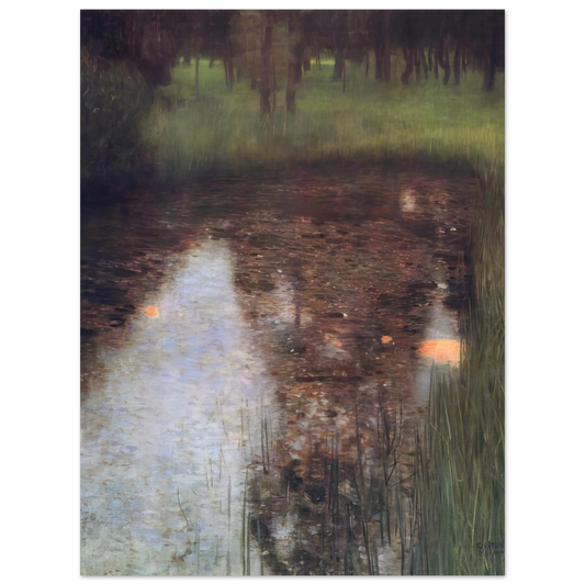 Gustav Klimt - THE SWAMP 1900 Fine Art Poster - Default Title