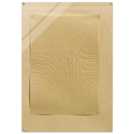 MA COSA FAI MA COSA DICI 1972 - Alighiero Boetti Acrylic Print - 70x100 cm / 28x40″ inches