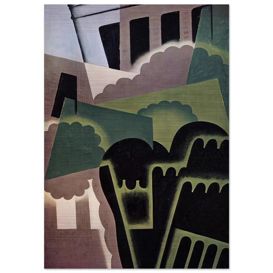 LANDSCAPE - Juan Gris Brushed Aluminum Print - 70x100 cm / 28x40 inches | Juan Gris Aluminum Print | Juan Gris Prints