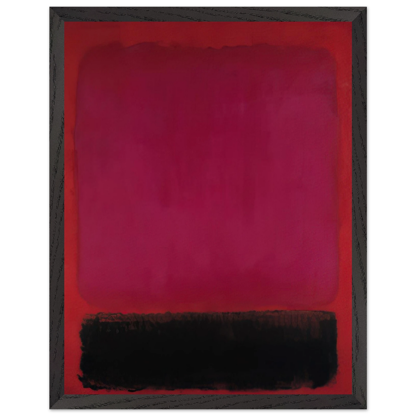 Helen Frankenthaler - Untitled - 1967 Wall art - 30x40 cm / 12x16 inches - Premium Wooden Framed Poster With Fine Art Paper - Wood frame