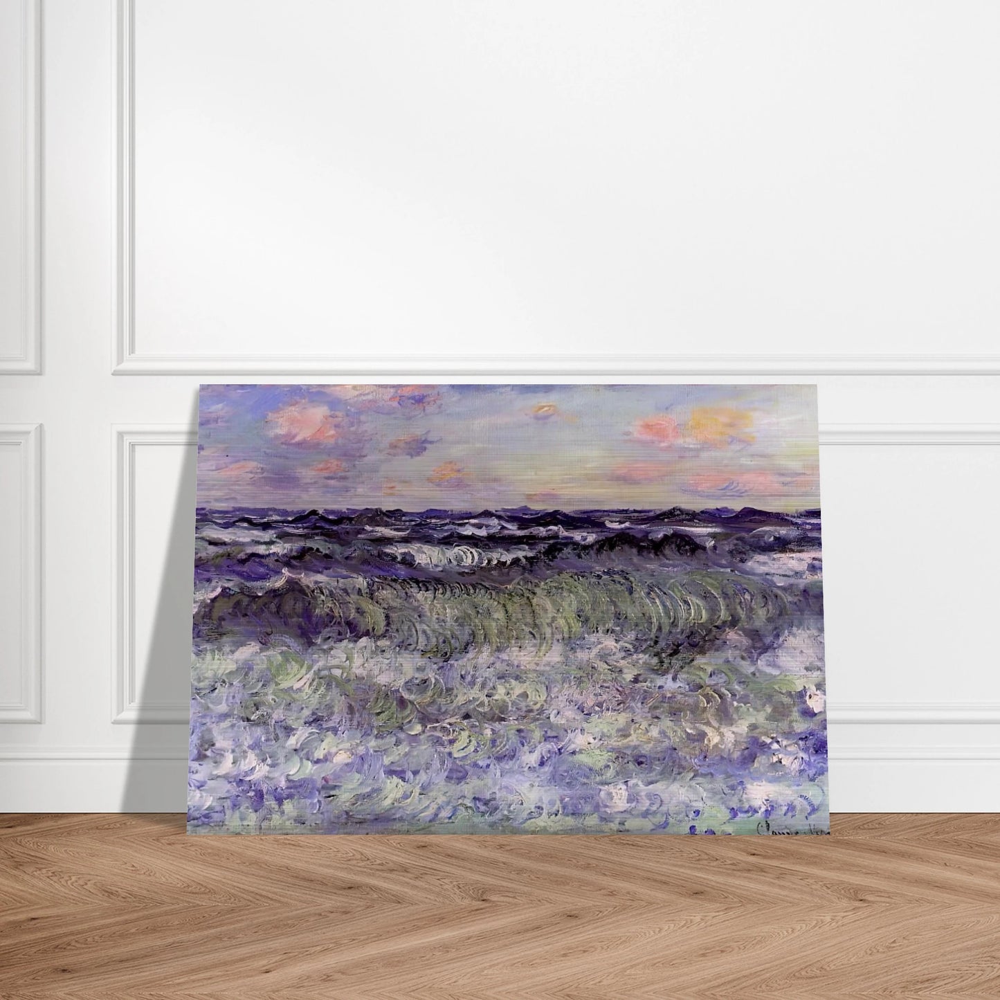 Sea Study - claude monet Brushed Aluminum Print - 70x100 cm / 28x40 inches | claude monet Aluminum Print | claude monet Prints