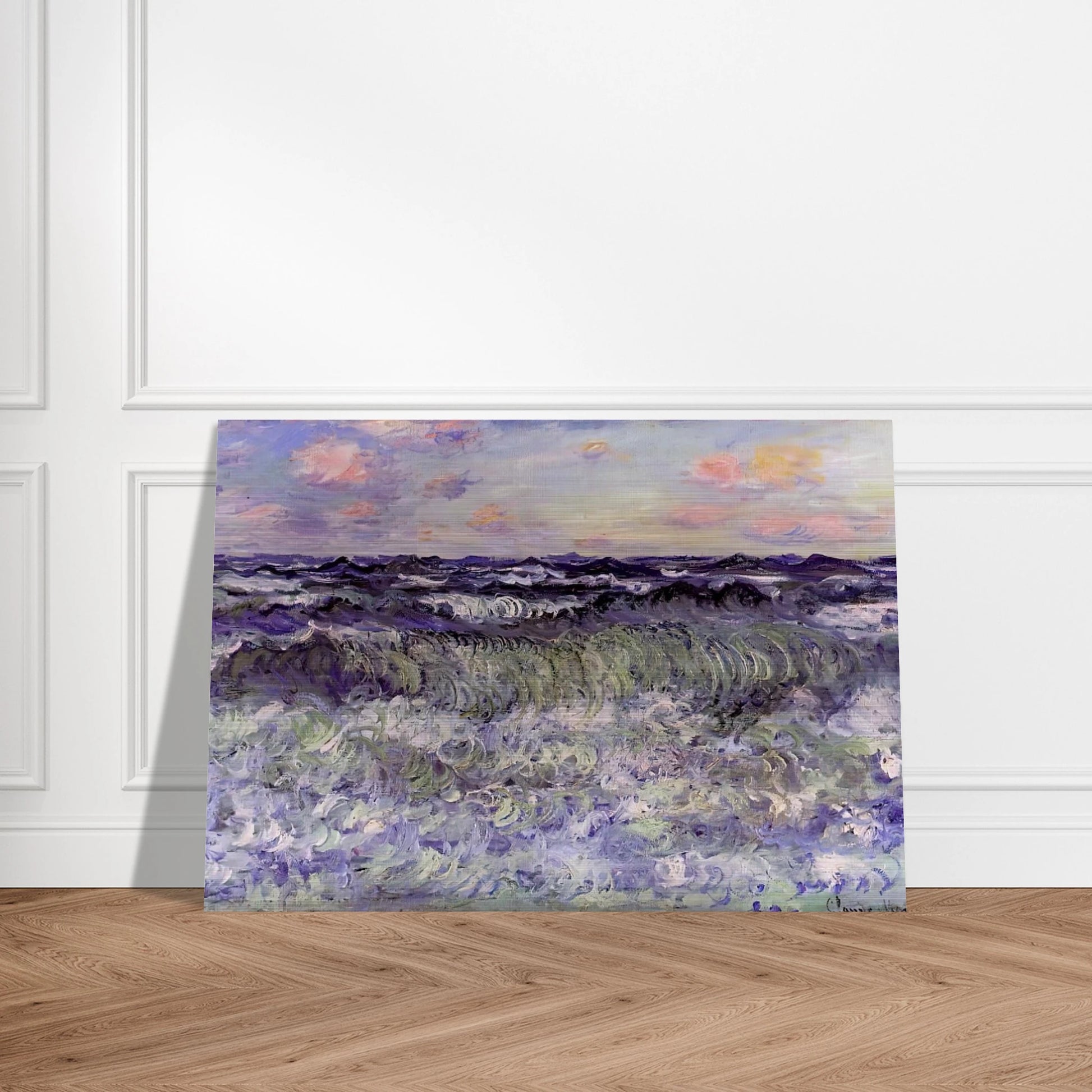 Sea Study - claude monet Brushed Aluminum Print - 70x100 cm / 28x40 inches | claude monet Aluminum Print | claude monet Prints