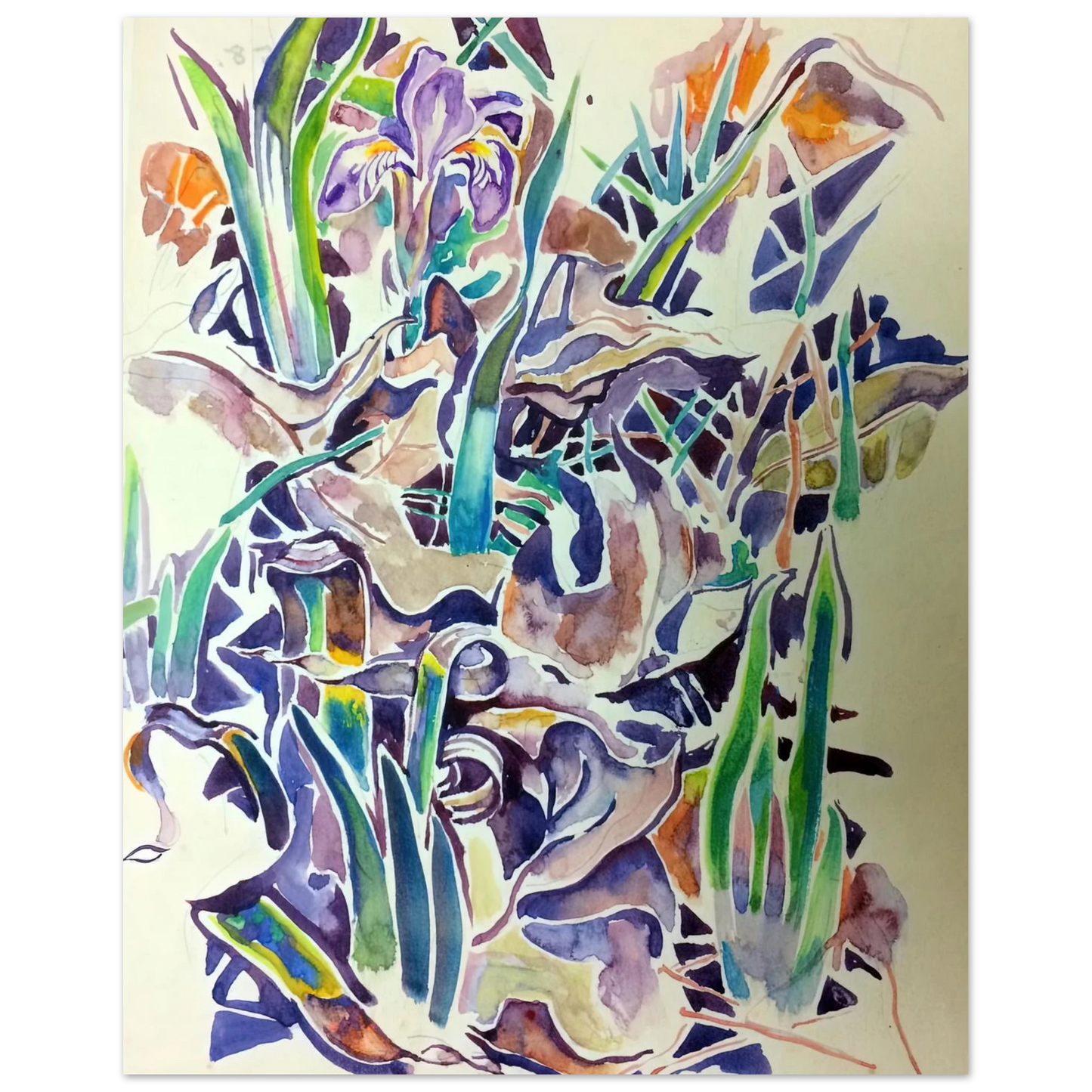 Walter Inglis Anderson - Walter Anderson Wall art - 70x100 cm / 28x40 inches - Premium Wooden Framed Poster With Fine Art Paper - White frame