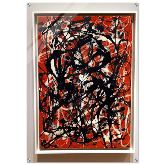 FREE FORM 1946 - Jackson Pollock Acrylic Print - 70x100 cm / 28x40″ inches
