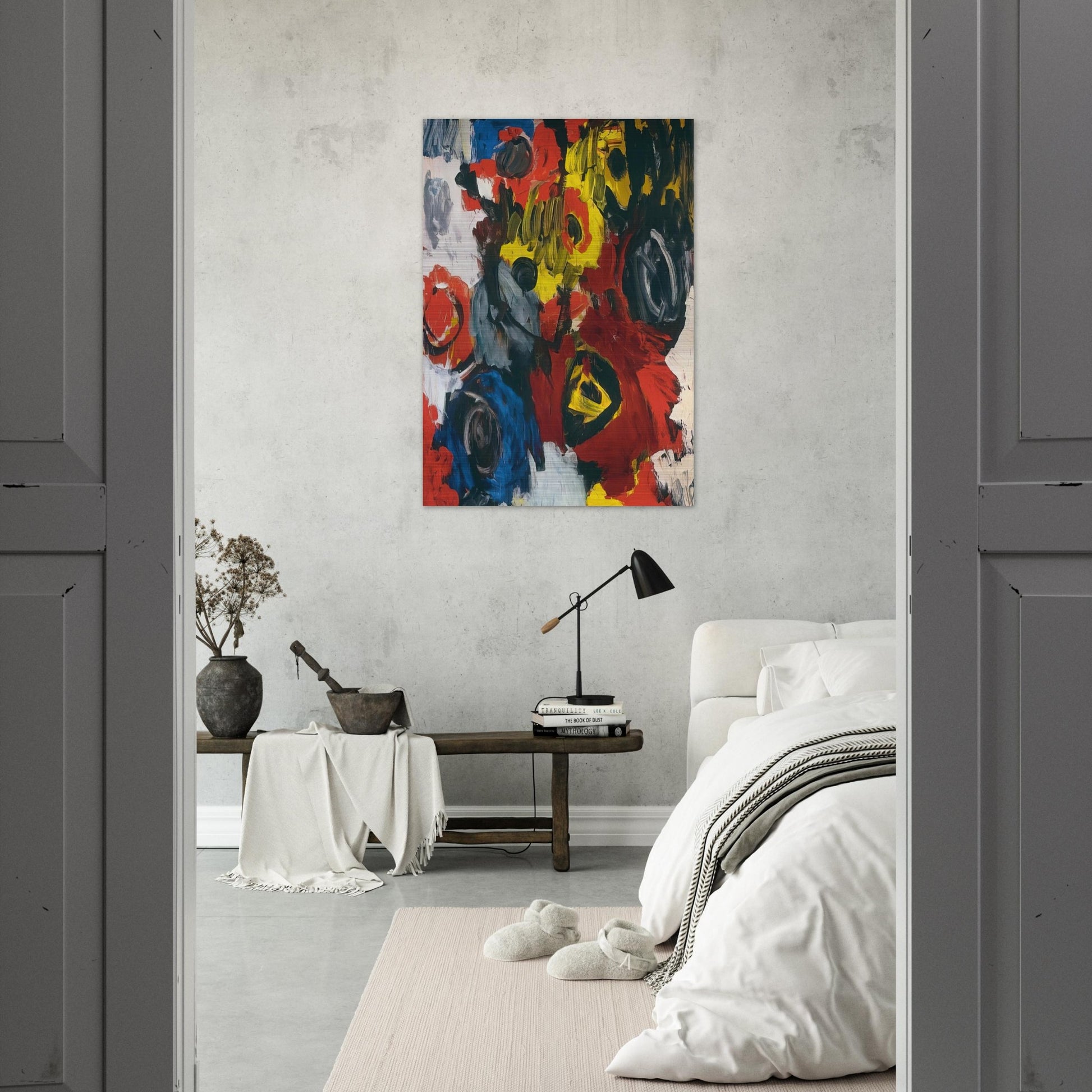 Furioso - 1963 - Ernst Wilhelm Nay Brushed Aluminum Print - 70x100 cm / 28x40 inches | Ernst Wilhelm Nay Aluminum Print | Ernst Wilhelm Nay Prints