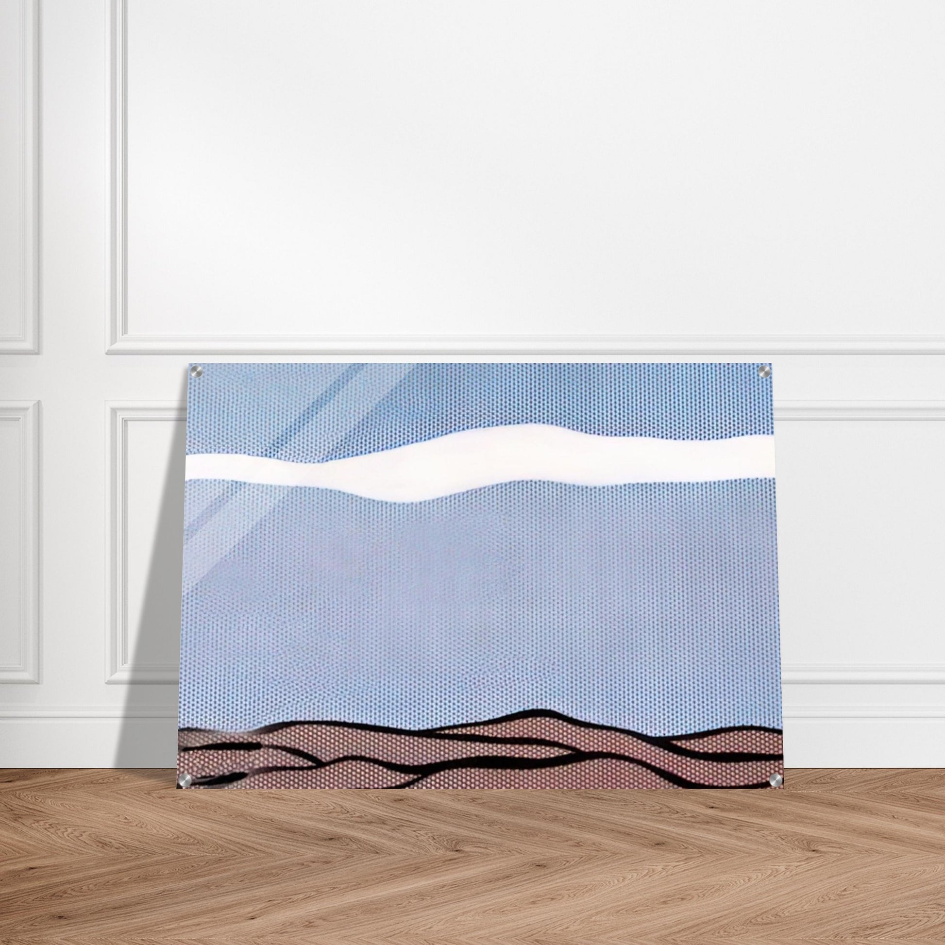 LANDSCAPE 1964 - Roy Lichtenstein Acrylic Print - 70x100 cm / 28x40″ inches | Roy Lichtenstein Wall Art | Roy Lichtenstein Prints