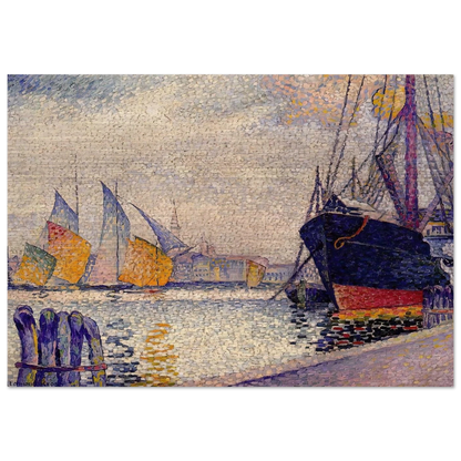 Canal de la Guidecca, Venice - Henri-Edmond Cross Brushed Aluminum Print - 70x100 cm / 28x40 inches | Henri-Edmond Cross Aluminum Print | Henri-Edmond Cross Prints