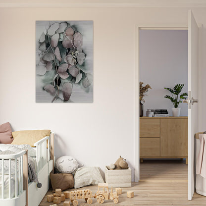 Autumn Leaves - Eyvind Earle Brushed Aluminum Print - 70x100 cm / 28x40 inches | Eyvind Earle Aluminum Print | Eyvind Earle Prints