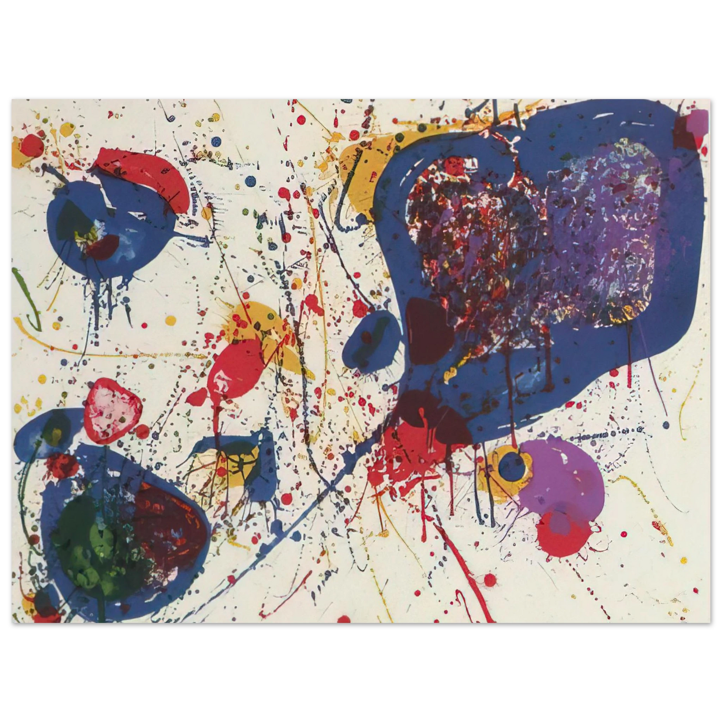 Sam Francis - Light Violet  Lembark L20  Fine Art Poster - Default Title