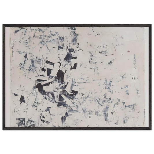 Untitled Free Structures - 1960 - Charlotte Posenenske Framed Art Print – Black Wooden Frame - Default Title - -Framed Art Print