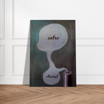 THE TREE OF KNOWLEDGE 1929 - Rene Magritte Brushed Aluminum Print - 70x100 cm / 28x40 inches | Rene Magritte Aluminum Print | Rene Magritte Prints