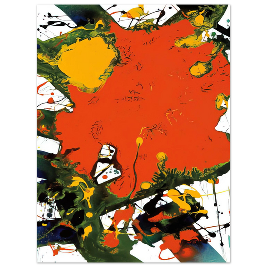 Sam Francis - Untitled  SFP94-127  SFF 1797  Fine Art Poster - Default Title