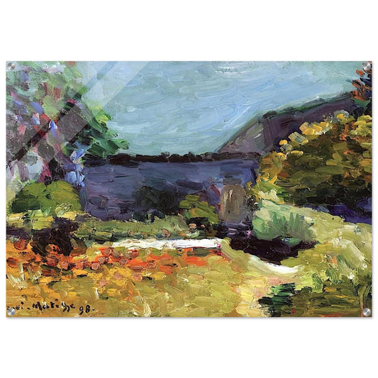 LANDSCAPE 1898 - Henri Matisse Acrylic Print - 70x100 cm / 28x40″ inches | Henri Matisse Wall Art | Henri Matisse Prints