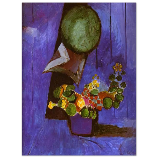 Henri Matisse - FLOWERS AND CERAMIC PLATE Fine Art Poster - Default Title