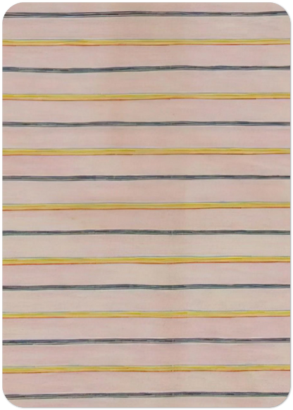 Pin Stripes - 1960 By Gene Davis Pack of 10 Post Cards | Gene Davis Post Cards | A6 (10.5 x 14.8 cm) - 4.1 x 5.8 inches