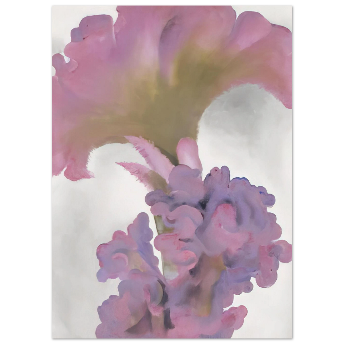 Georgia O'Keeffe - Coxcomb Fine Art Poster - 40x60 cm / 16x24 inches
