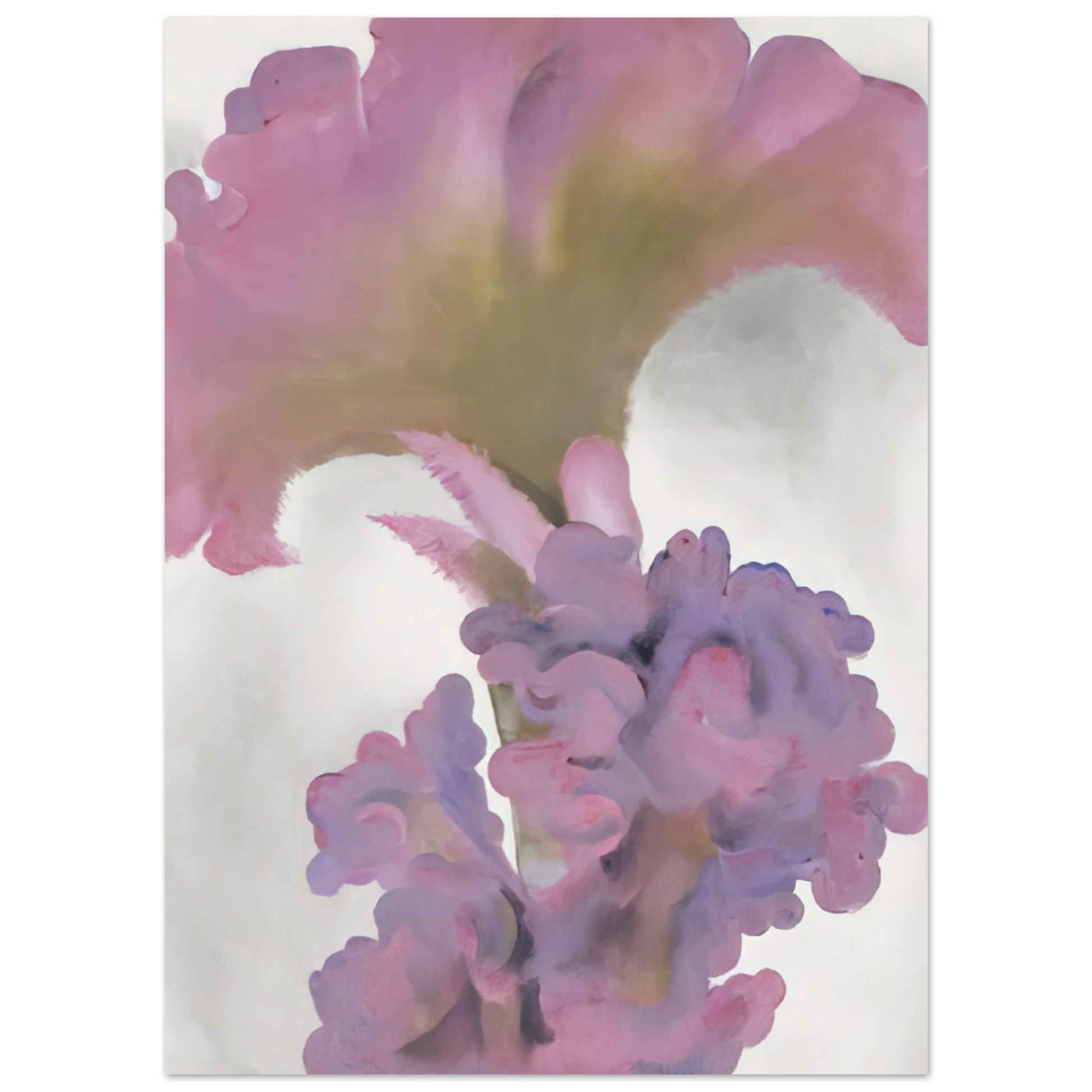 Georgia O'Keeffe - Coxcomb Fine Art Poster - 40x60 cm / 16x24 inches