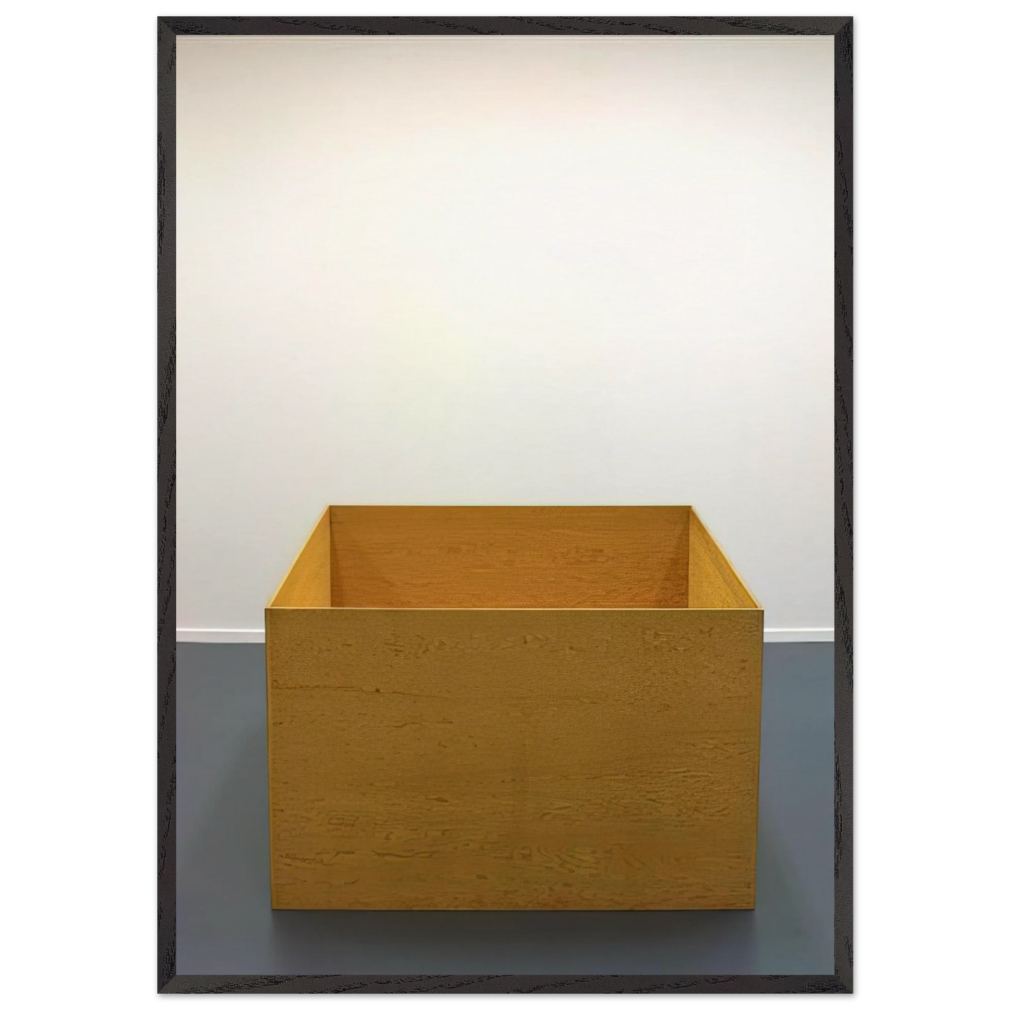 Untitled - 1976 N2 - Donald Judd Framed Art Print – Black Wooden Frame - Default Title - -Framed Art Print