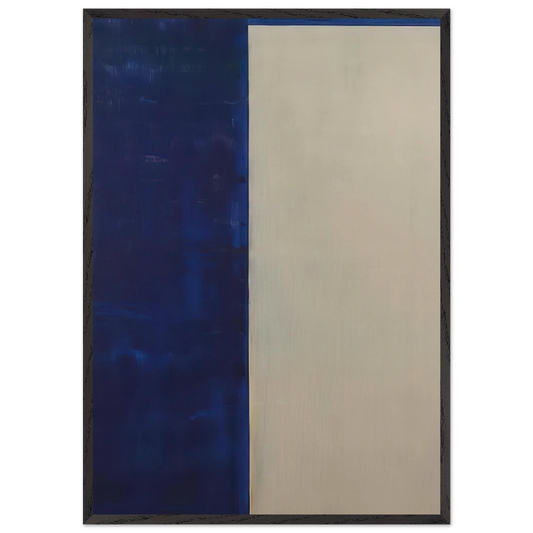 Inval - 1990 N2 - Raoul De Keyser Framed Art Print – Black Wooden Frame - Default Title - -Framed Art Print