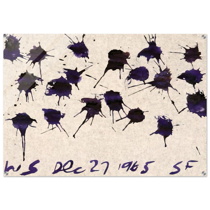 WS Dec 27, 1965 SF - 1965 - William Saroyan Acrylic Print - 70x100 cm / 28x40″ inches | William Saroyan Wall Art | William Saroyan Prints